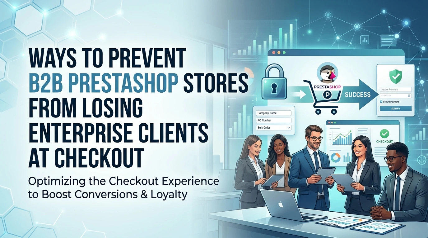 Why B2B PrestaShop Stores Lose Enterprise Clients at Checkout